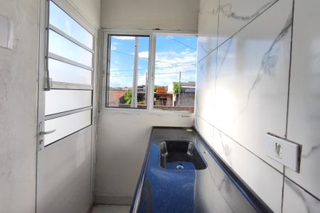 Cozinha de casa para alugar com 1 quarto, 25m² em Jardim Esplanada, Campinas