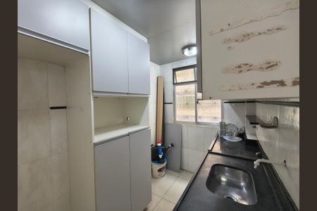 Cozinha de apartamento à venda com 2 quartos, 36m² em Taquara, Rio de Janeiro