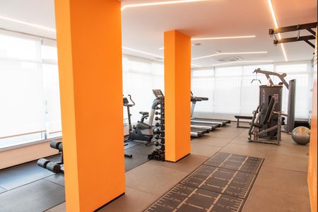 Studio para alugar com 26m², 1 quarto e sem vaga Studio para alugar com 26m², 1 quarto e sem vagaÁrea comum - Academia