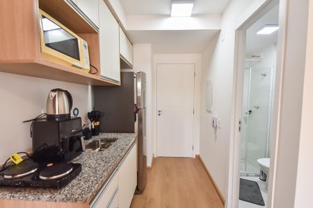 Studio para alugar com 26m², 1 quarto e sem vaga Studio para alugar com 26m², 1 quarto e sem vagaCozinha