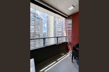 Varanda de apartamento à venda com 1 quarto, 26m² em Consolação, São Paulo