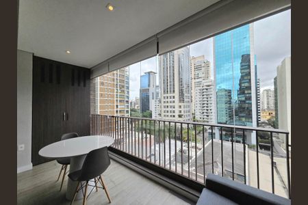 Apartamento para alugar com 61m², 1 quarto e 1 vaga Apartamento para alugar com 61m², 1 quarto e 1 vagaVaranda