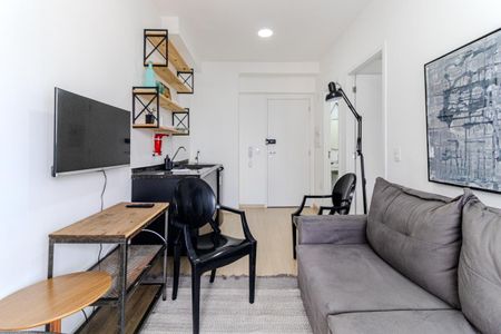 Sala de apartamento à venda com 1 quarto, 32m² em Consolação, São Paulo