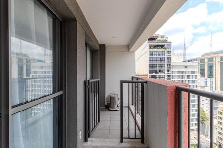 Apartamento à venda com 32m², 1 quarto e sem vagaVaranda