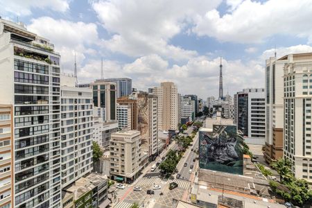 Vista de apartamento à venda com 1 quarto, 32m² em Consolação, São Paulo
