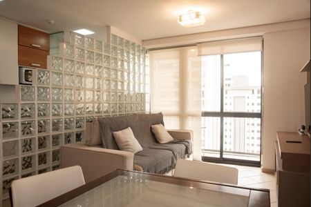Sala de apartamento à venda com 1 quarto, 49m² em Vila Clementino, São Paulo