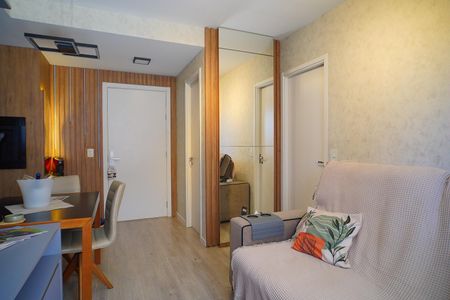 Apartamento para alugar com 88m², 1 quarto e 2 vagasSala