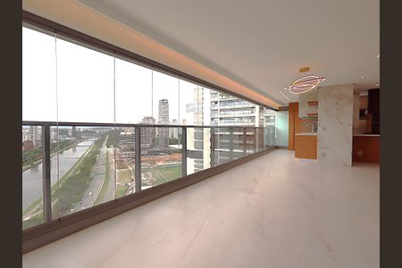 Varanda gourmet de apartamento para alugar com 4 quartos, 186m² em Jardim Fonte do Morumbi, São Paulo