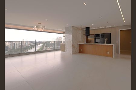 Sala de apartamento para alugar com 4 quartos, 186m² em Jardim Fonte do Morumbi, São Paulo