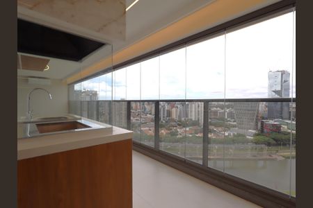 Varanda gourmet de apartamento para alugar com 4 quartos, 186m² em Jardim Fonte do Morumbi, São Paulo