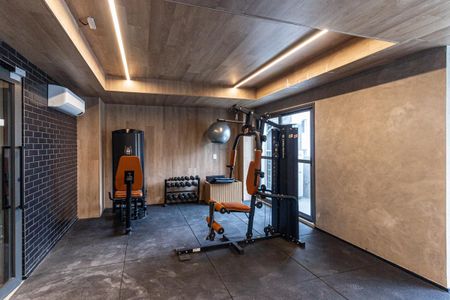 Studio para alugar com 28m², 1 quarto e sem vaga Studio para alugar com 28m², 1 quarto e sem vagaAcademia