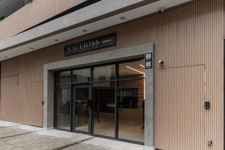 Studio para alugar com 28m², 1 quarto e sem vaga Studio para alugar com 28m², 1 quarto e sem vagaFachada