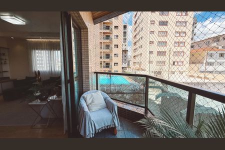 Varanda da Sala de apartamento à venda com 4 quartos, 140m² em Vila Pauliceia, São Paulo