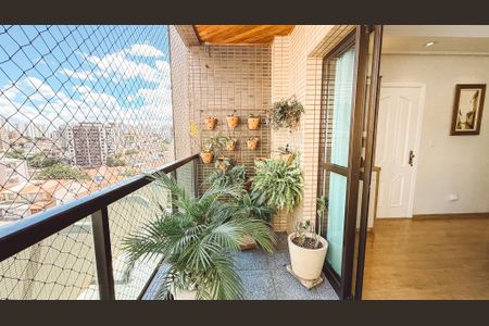 Varanda da Sala de apartamento à venda com 4 quartos, 140m² em Vila Pauliceia, São Paulo