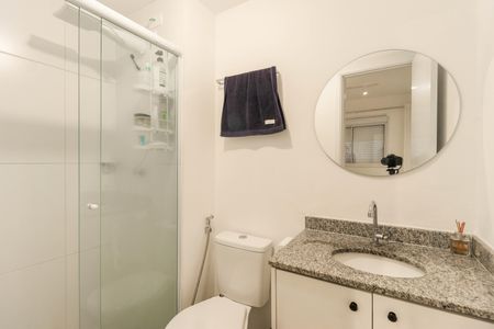 Apartamento para alugar com 31m², 1 quarto e sem vagaBanheiro da Suíte