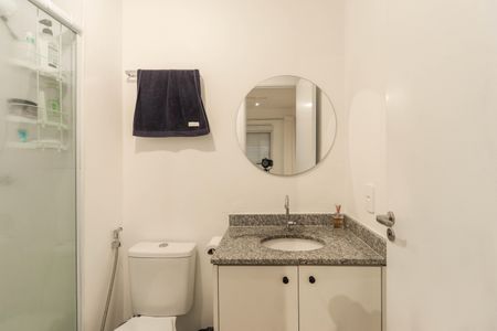 Apartamento para alugar com 31m², 1 quarto e sem vagaBanheiro da Suíte