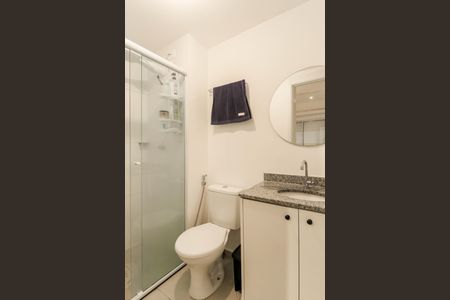 Apartamento para alugar com 31m², 1 quarto e sem vagaBanheiro da Suíte