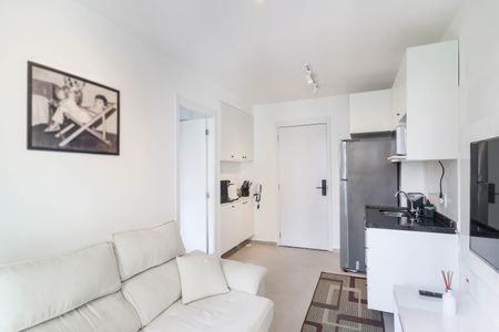 Sala de apartamento para alugar com 1 quarto, 31m² em Campo Belo, São Paulo