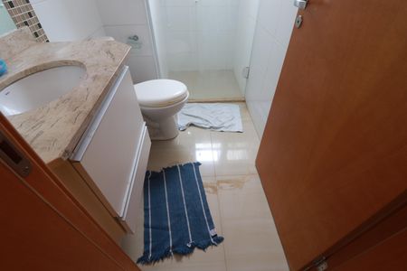 Banheiro de apartamento para alugar com 1 quarto, 36m² em Residencial Florida, Ribeirão Preto