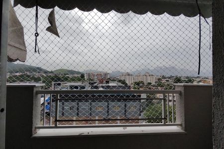 Varanda  de apartamento à venda com 2 quartos, 50m² em Taquara, Rio de Janeiro