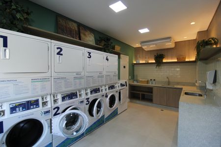 Studio à venda com 27m², 1 quarto e sem vagaÁrea Comum - Lavanderia