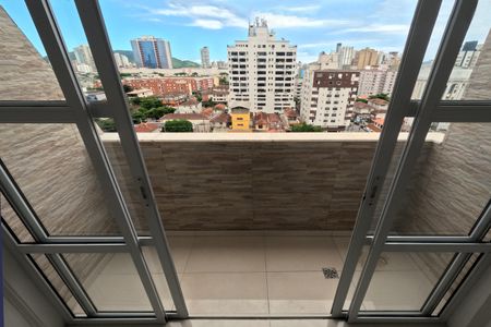 Varanda da Sala - 1º Piso de apartamento para alugar com 3 quartos, 150m² em Aparecida, Santos