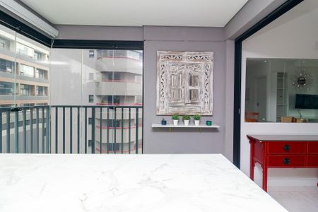 Sala - Varanda de apartamento para alugar com 3 quartos, 92m² em Jardim das Acacias, São Paulo