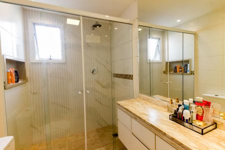 Apartamento à venda com 129m², 3 quartos e 3 vagas Apartamento à venda com 129m², 3 quartos e 3 vagasBanheiro da Suíte 3 - chuveiro