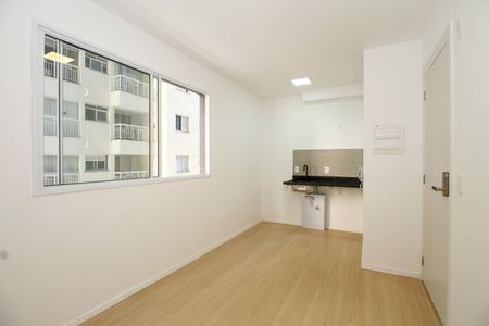 Sala e Cozinha de apartamento à venda com 1 quarto, 25m² em Jardim Paulista, São Paulo