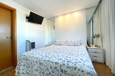 Suite 1 de apartamento à venda com 3 quartos, 82m² em União, Belo Horizonte