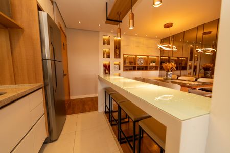 Apartamento para alugar com 70m², 2 quartos e 1 vaga Apartamento para alugar com 70m², 2 quartos e 1 vagaSala_Cozinha - Conjugada