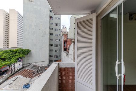 Varanda do Quarto de apartamento para alugar com 1 quarto, 50m² em Campos Elíseos, São Paulo