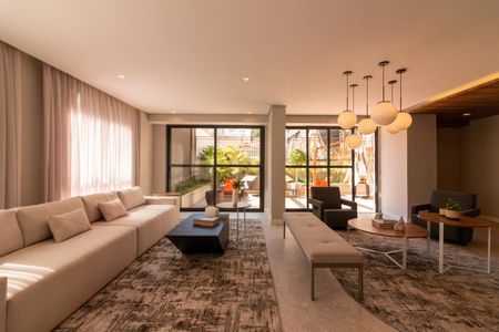 Studio para alugar com 25m², 1 quarto e sem vagaÁrea comum - Salão de festas