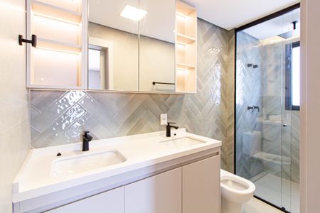 Apartamento para alugar com 115m², 2 quartos e 2 vagasBanheiro da Suíte 2