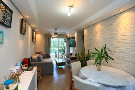 sala  de apartamento à venda com 3 quartos, 72m² em Paraíso do Morumbi, São Paulo