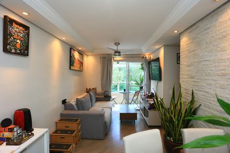 sala  de apartamento à venda com 3 quartos, 72m² em Paraíso do Morumbi, São Paulo