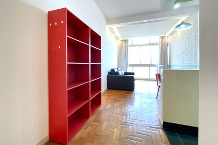 Hall de Entrada de apartamento para alugar com 1 quarto, 51m² em Santo Agostinho, Belo Horizonte