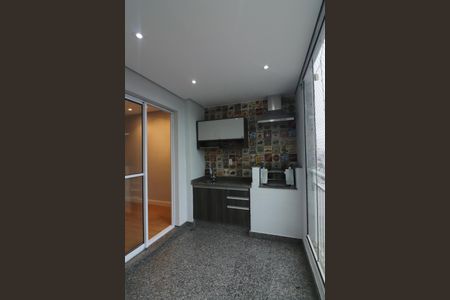 Varanda gourmet de apartamento à venda com 3 quartos, 80m² em Vila Vivaldi, São Bernardo do Campo