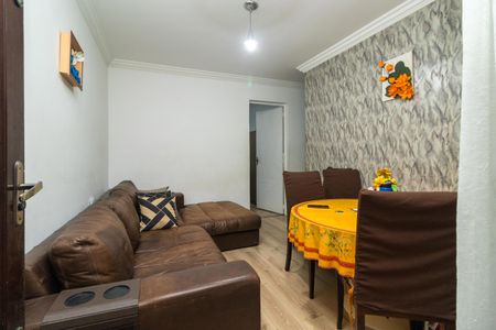 Sala de apartamento à venda com 2 quartos, 47m² em Fazenda da Juta, São Paulo