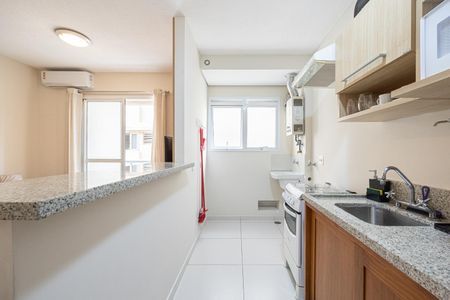 Cozinha de apartamento à venda com 1 quarto, 35m² em Bela Vista, São Paulo