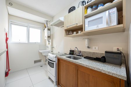 Cozinha de apartamento à venda com 1 quarto, 35m² em Bela Vista, São Paulo