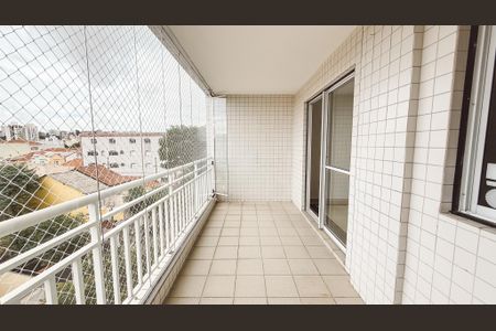 Varanda da Sala de apartamento à venda com 4 quartos, 110m² em Carandiru, São Paulo