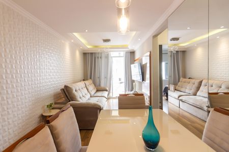 Sala  de apartamento à venda com 2 quartos, 55m² em São Pedro, Osasco