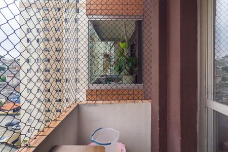 Varanda da Sala de apartamento para alugar com 2 quartos, 54m² em Vila Formosa, São Paulo