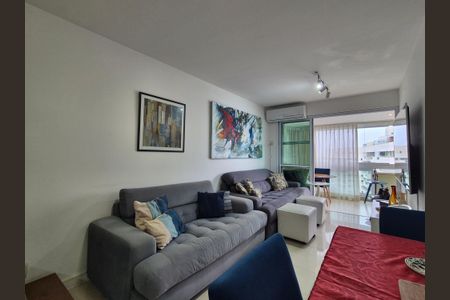 Sala  de apartamento à venda com 3 quartos, 176m² em Barra da Tijuca, Rio de Janeiro