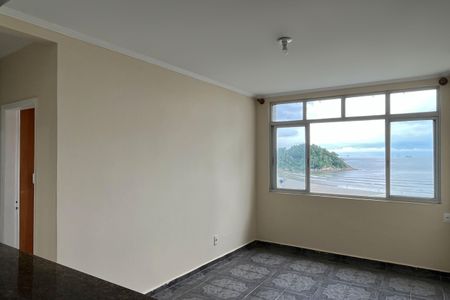 Sala de apartamento para alugar com 1 quarto, 65m² em Itararé, Santos