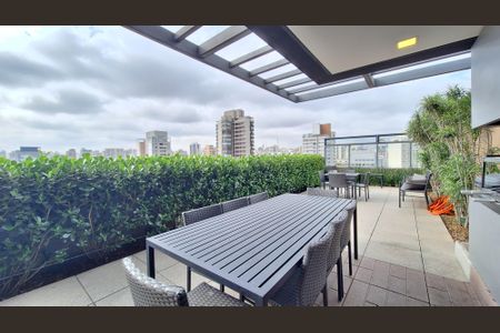 Studio para alugar com 40m², 1 quarto e 1 vagaChurrasqueira 