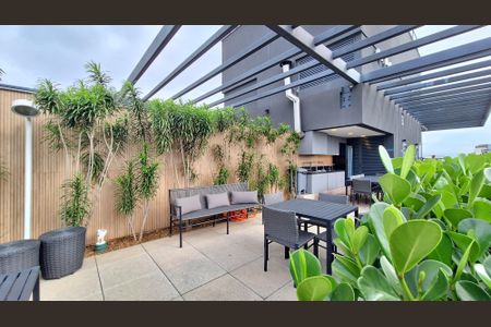 Studio para alugar com 40m², 1 quarto e 1 vagaChurrasqueira 