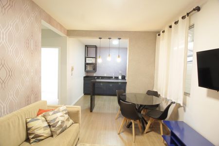 Sala de apartamento para alugar com 2 quartos, 52m² em Gávea, Uberlândia