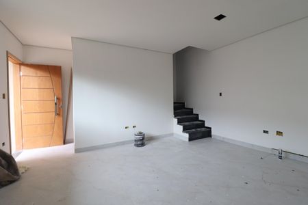 Sala de casa à venda com 3 quartos, 83m² em Vila Scarpelli, Santo André